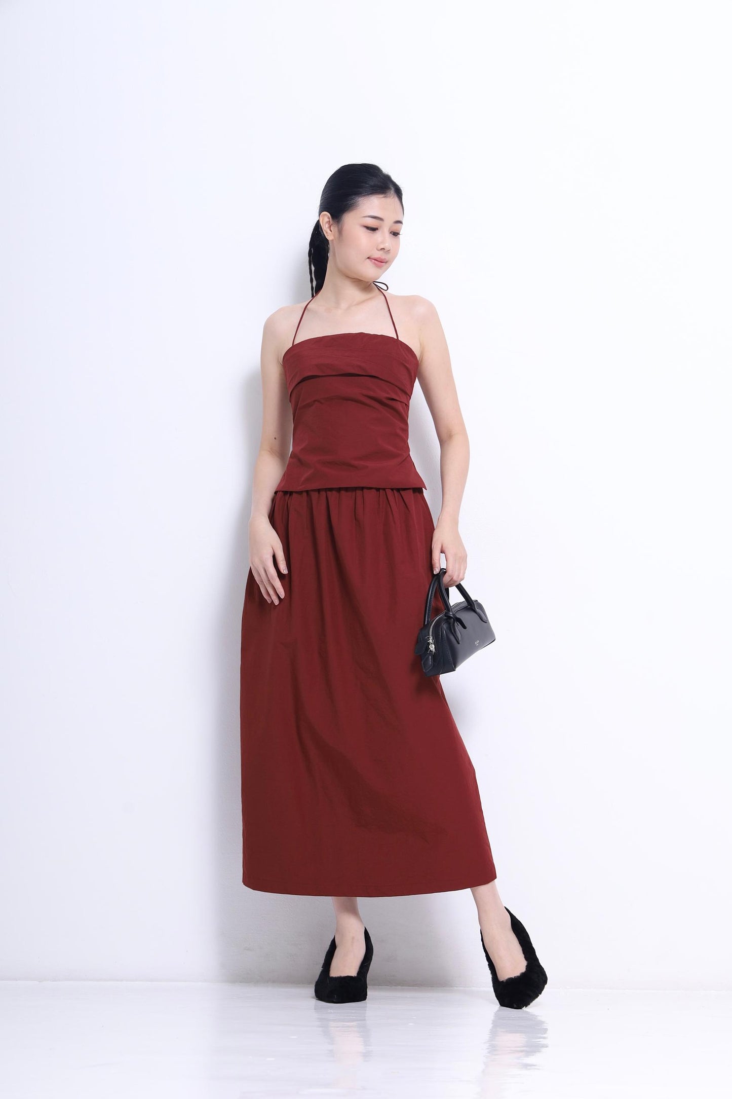 Fanny Column Maxi Skirt