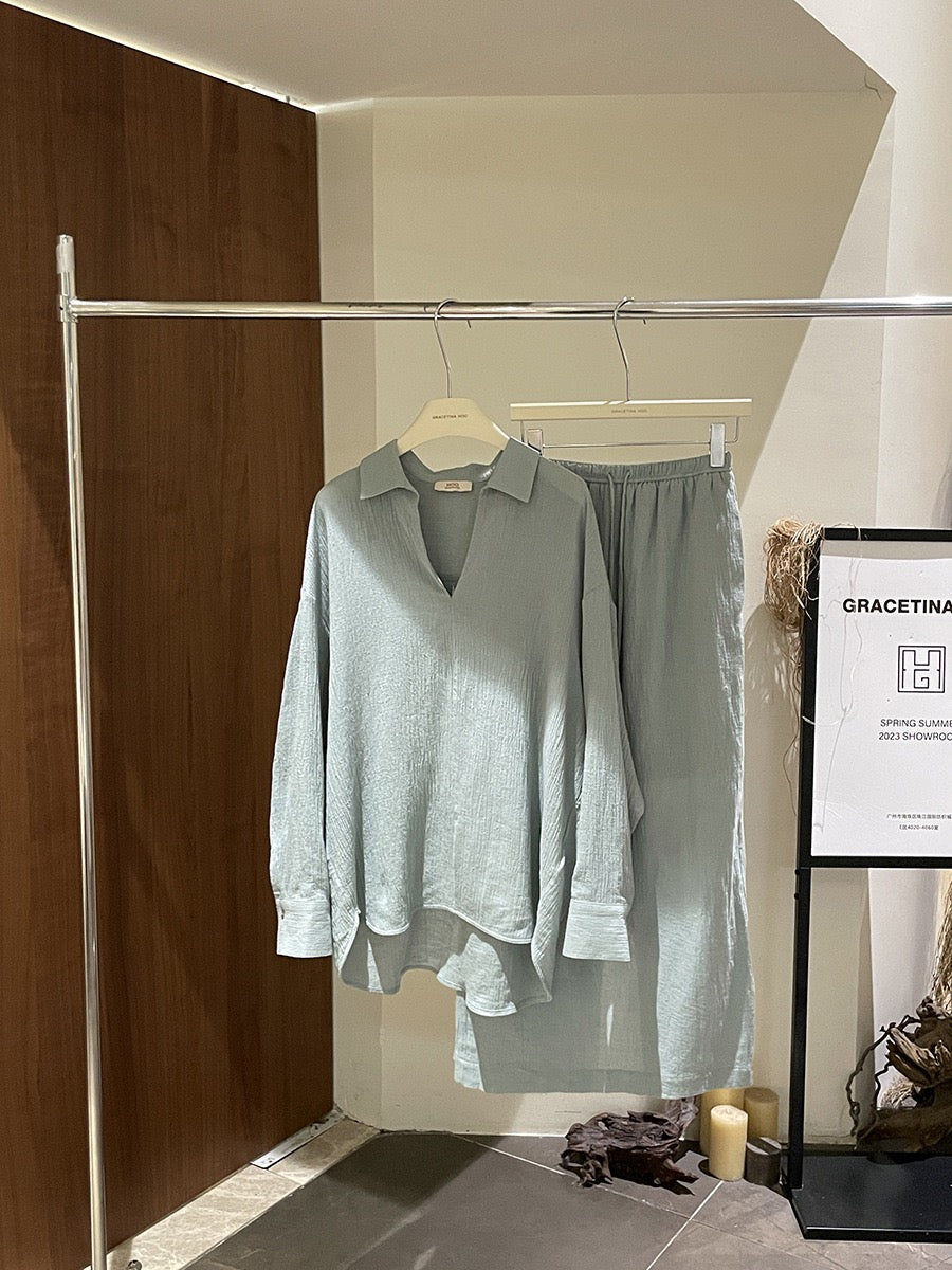 Grace Wrinkled Relaxed Setwear