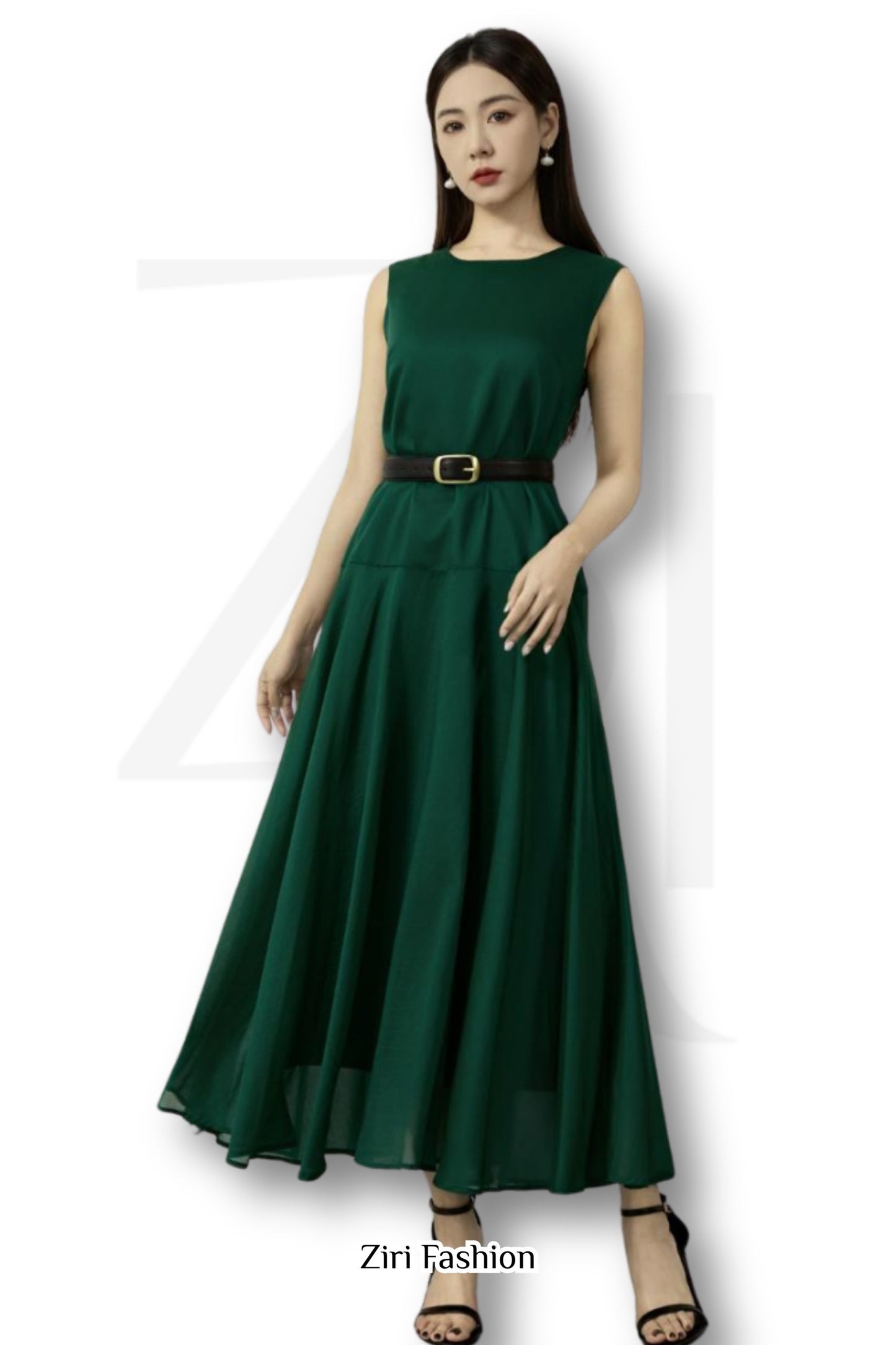 Ziri Tencel Slip-on Dress