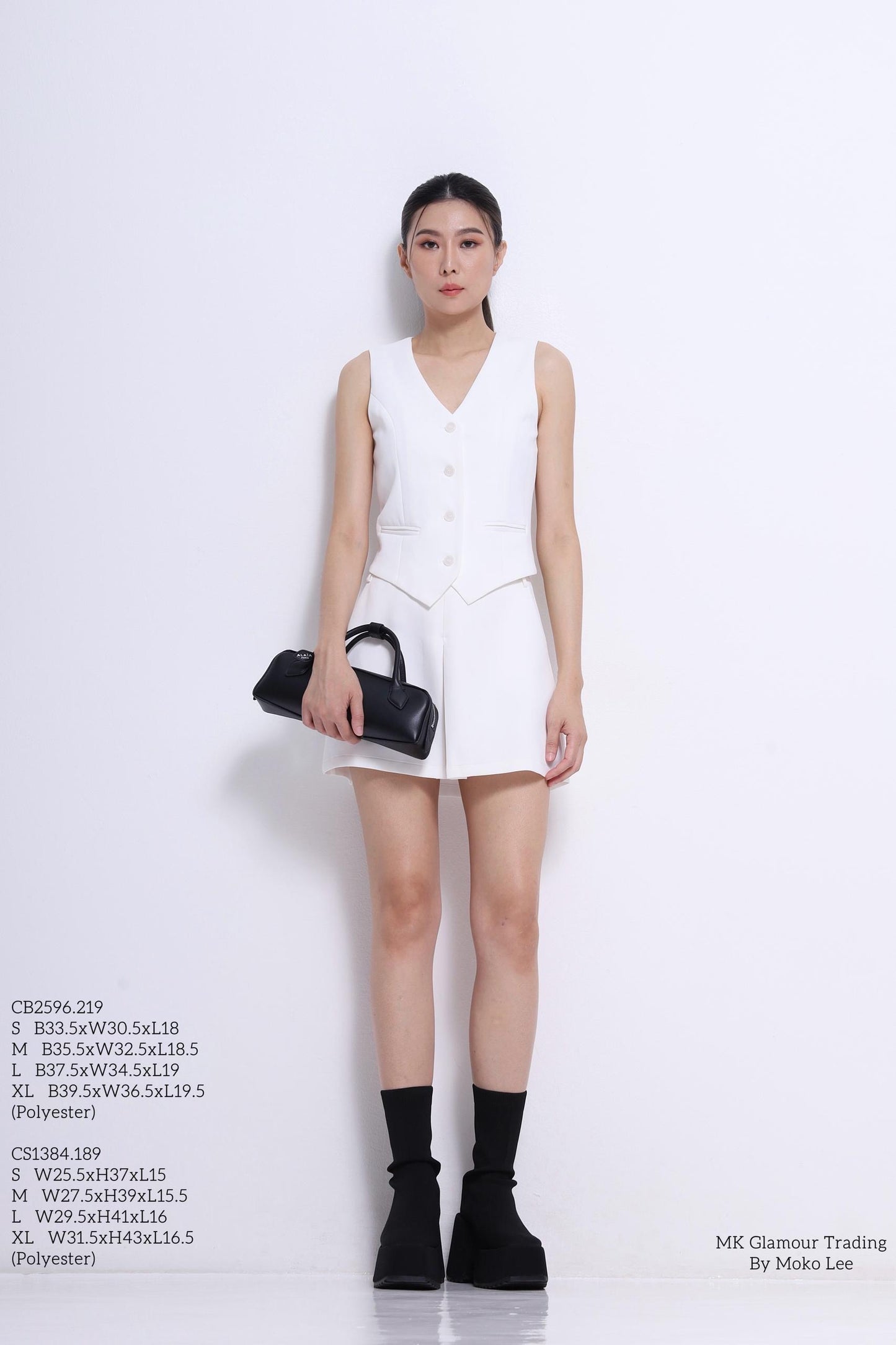 Bianca V-Neck Tailored Vest