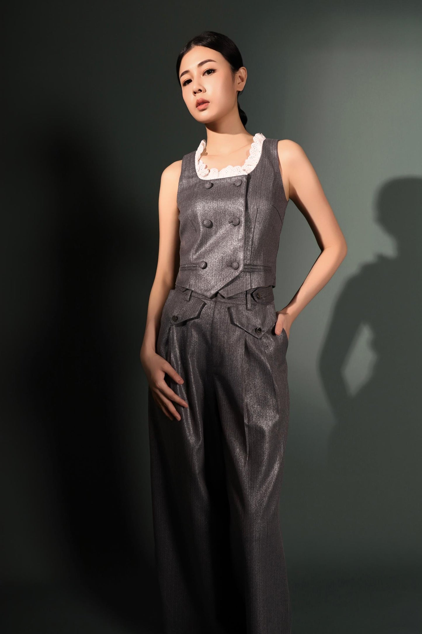 Stella Wide Legged Tailored Pants