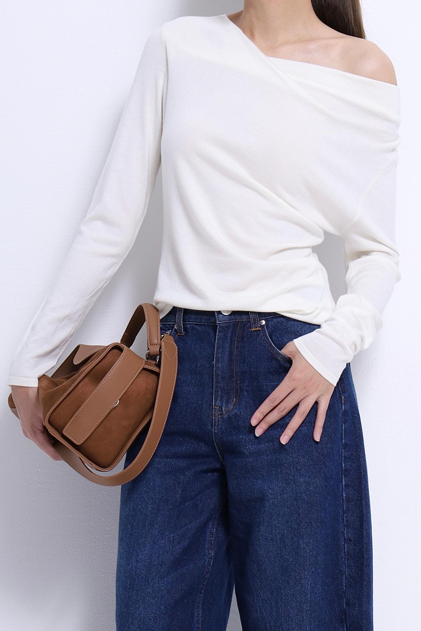 Ellie Asymmetrical Knit Top