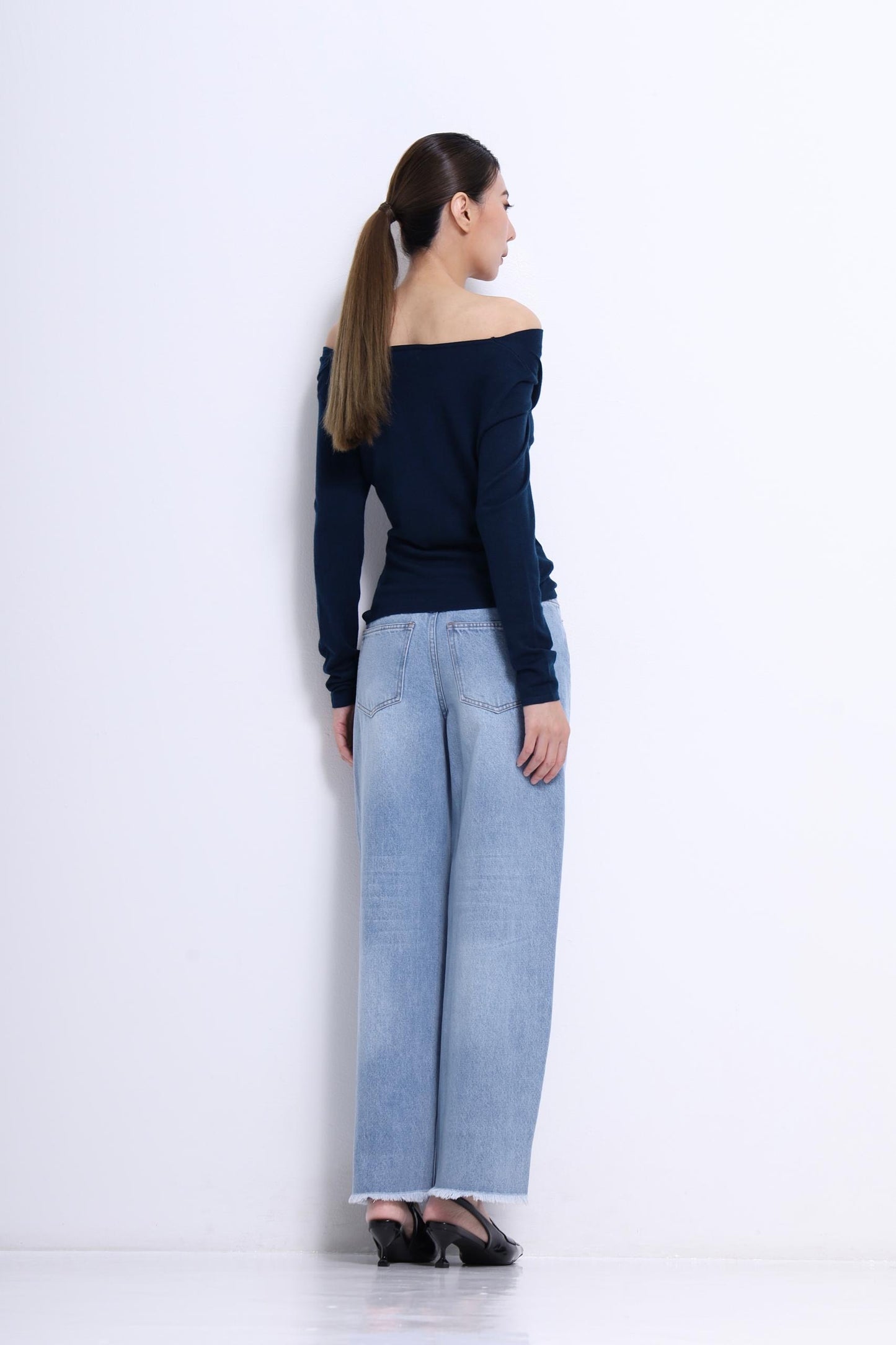 Ellie Asymmetrical Knit Top
