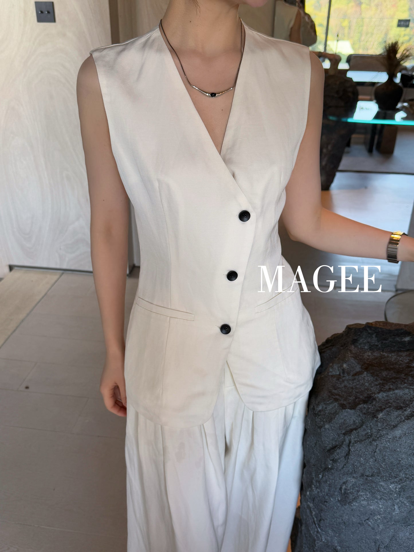 Magee Asymmetrical Vest