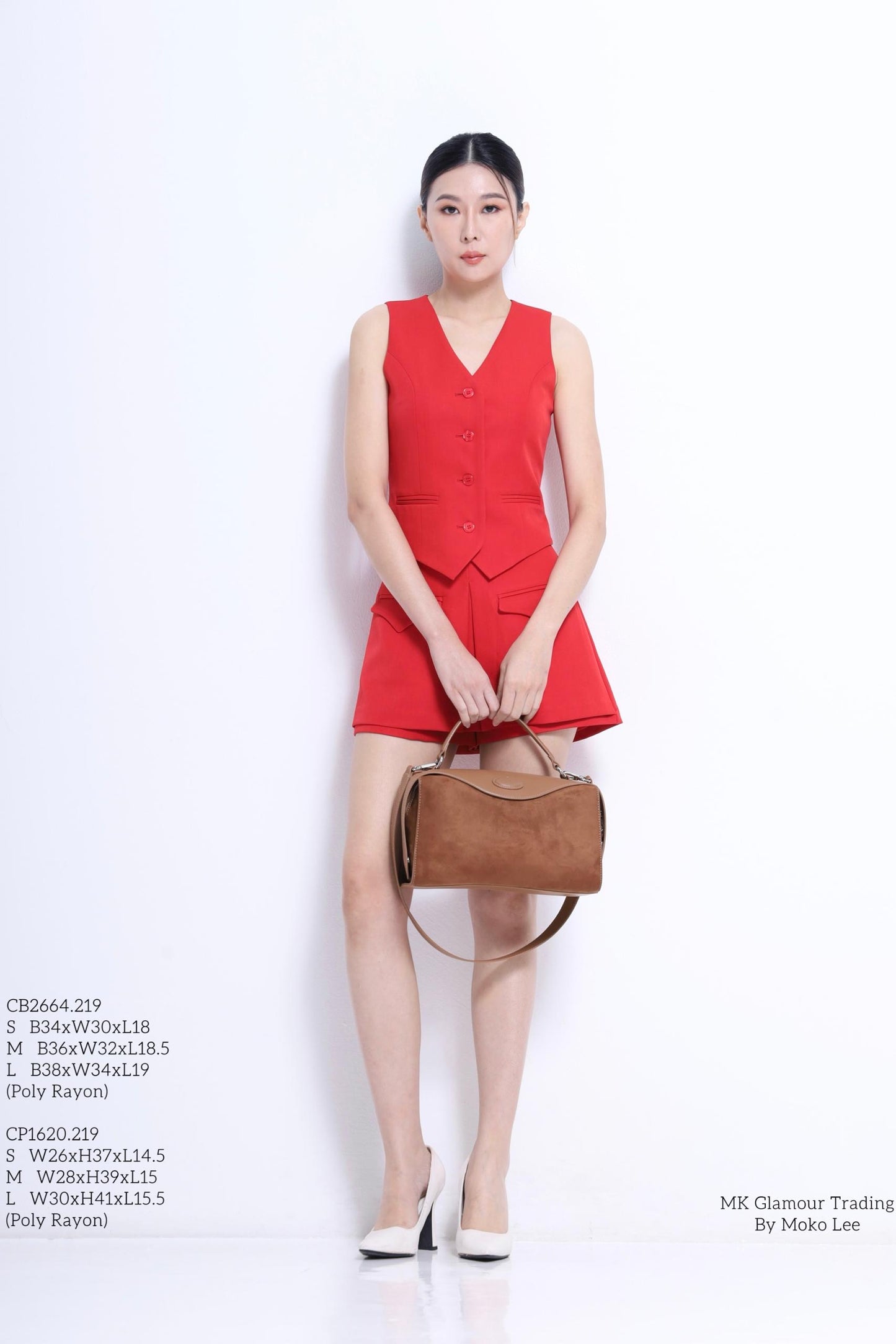 Becca V-Neck Tailored Vest