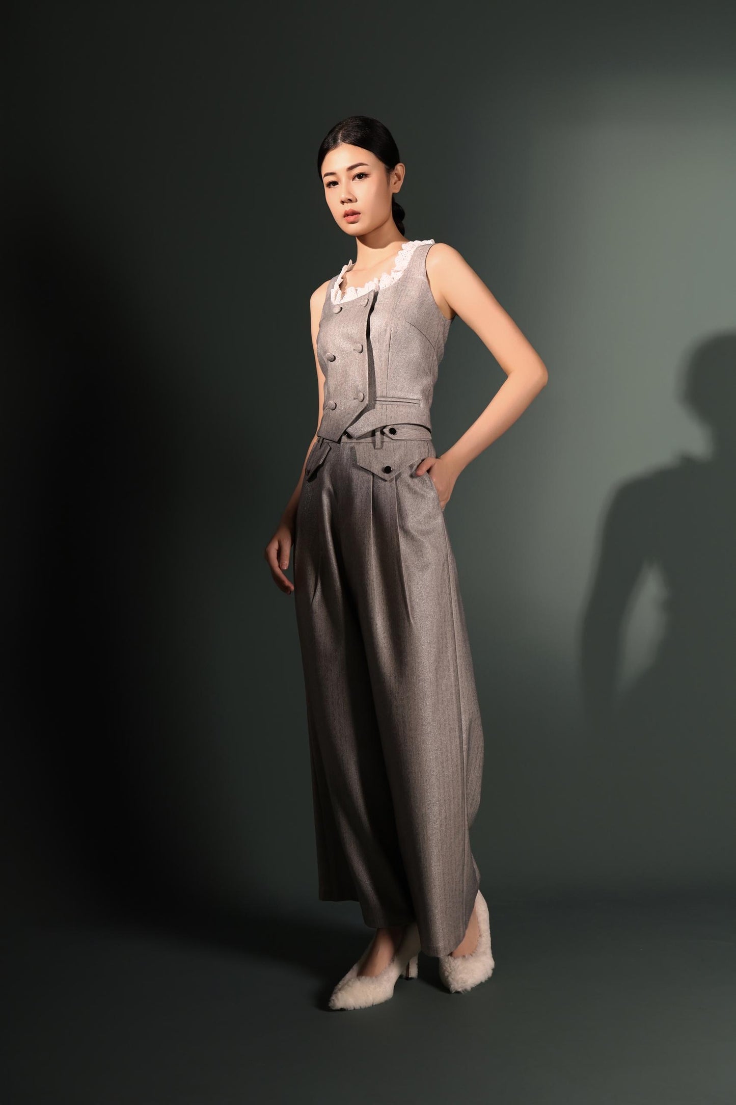 Stella Wide Legged Tailored Pants