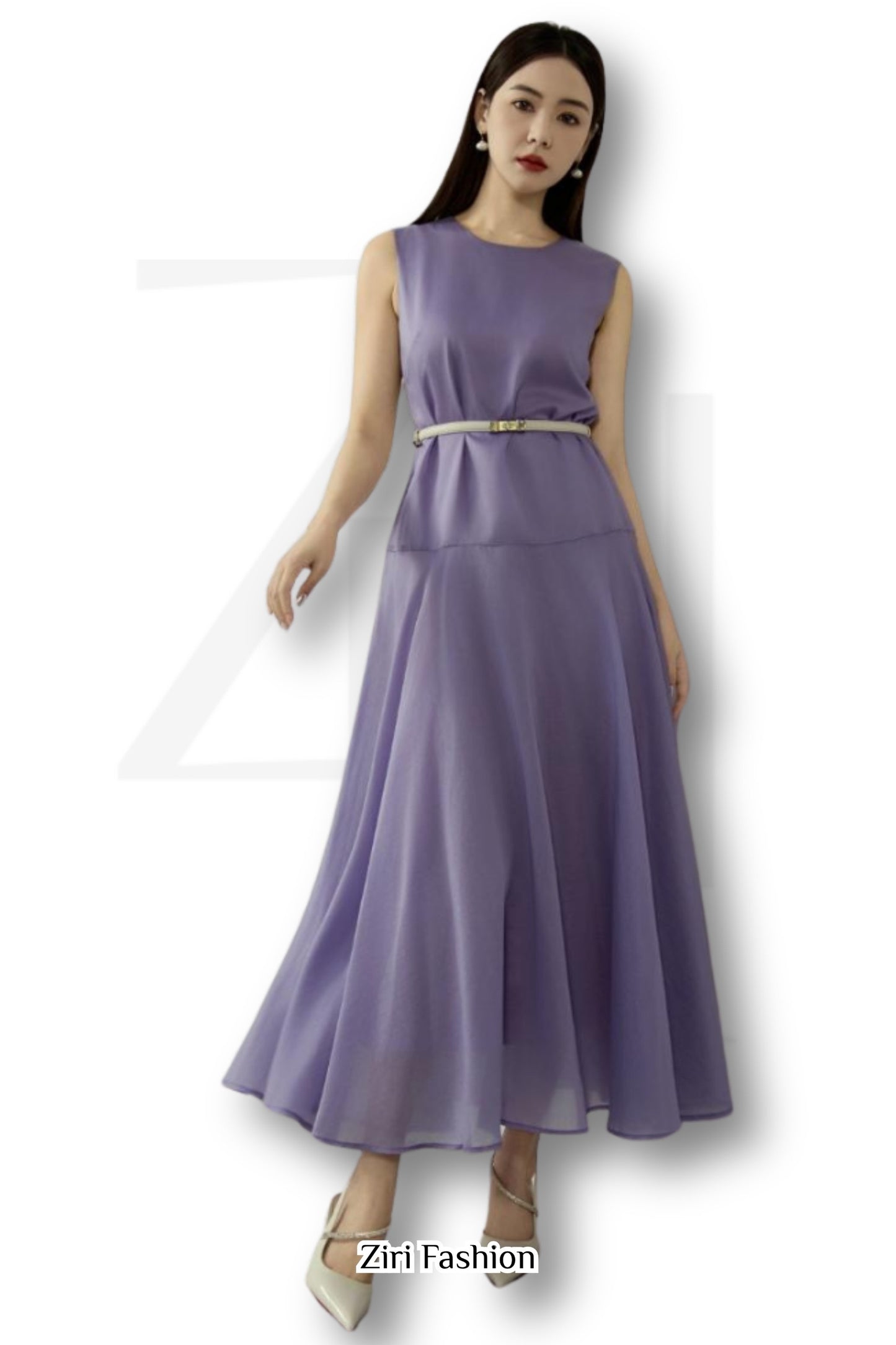 Ziri Tencel Slip-on Dress