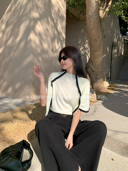 Hana 2-Piece Knit Blouse
