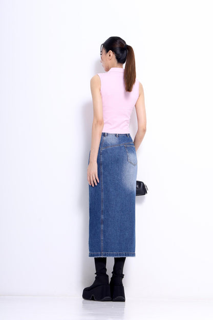 Carly V-Neck Embroidered Polo Tee
