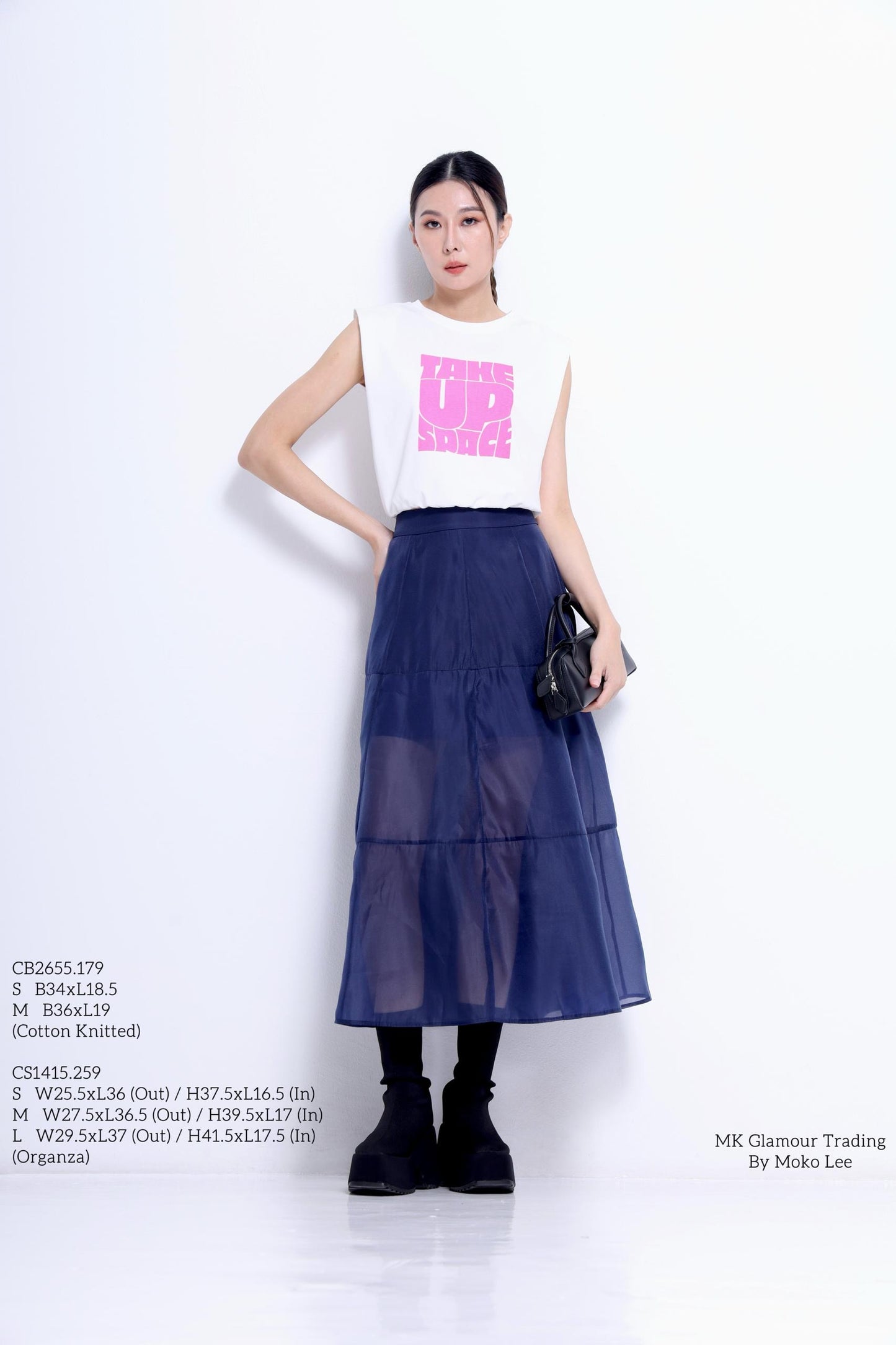 Take Up Space Cropped Tee
