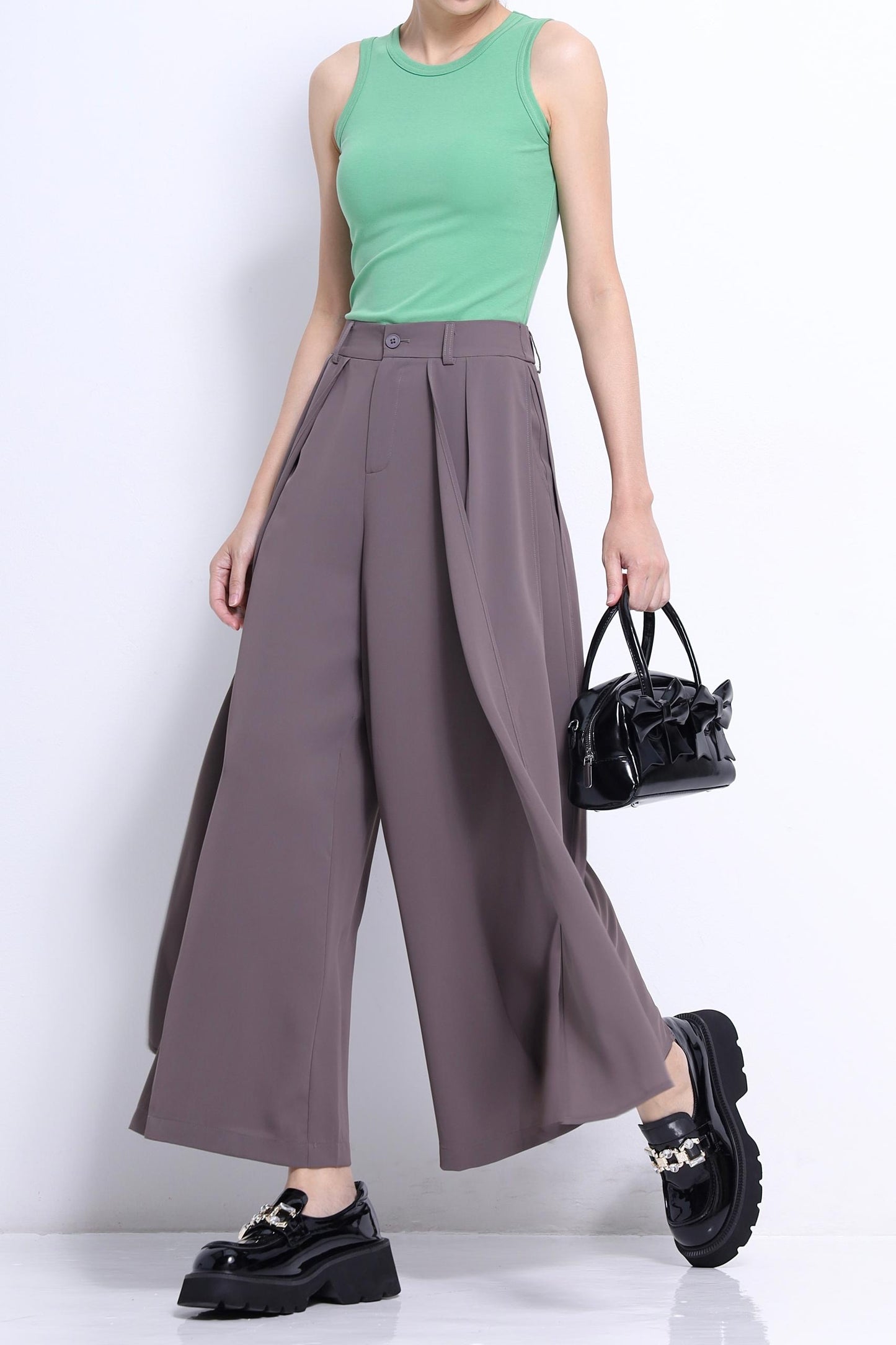 Blaire Asymmetrical Wide Leg Pants