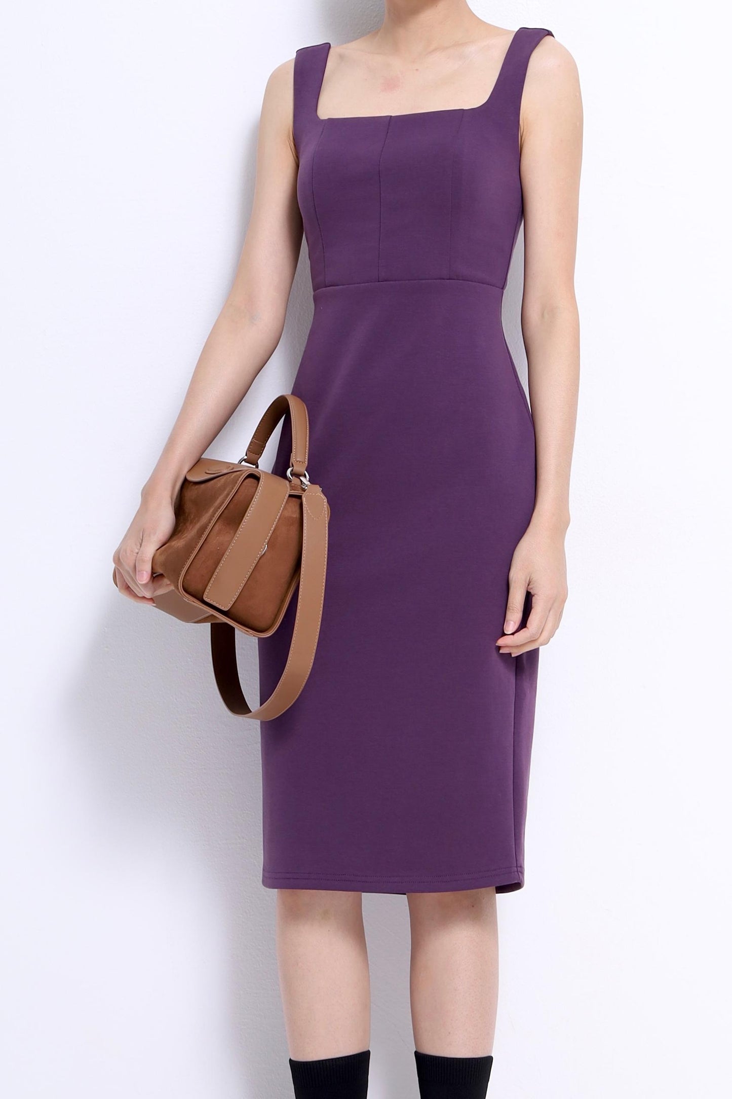Nora Square Neck Bodycon Dress