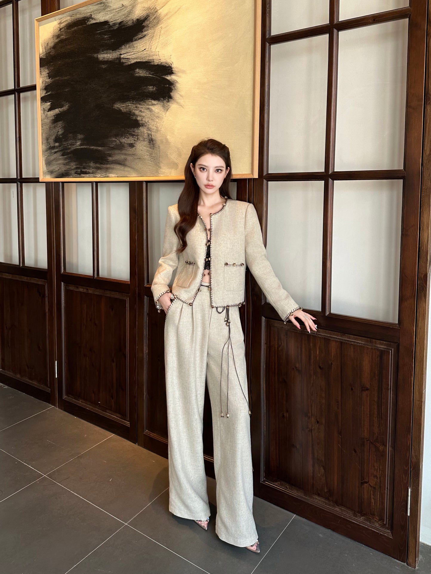 Blake Linen Jacket Setwear