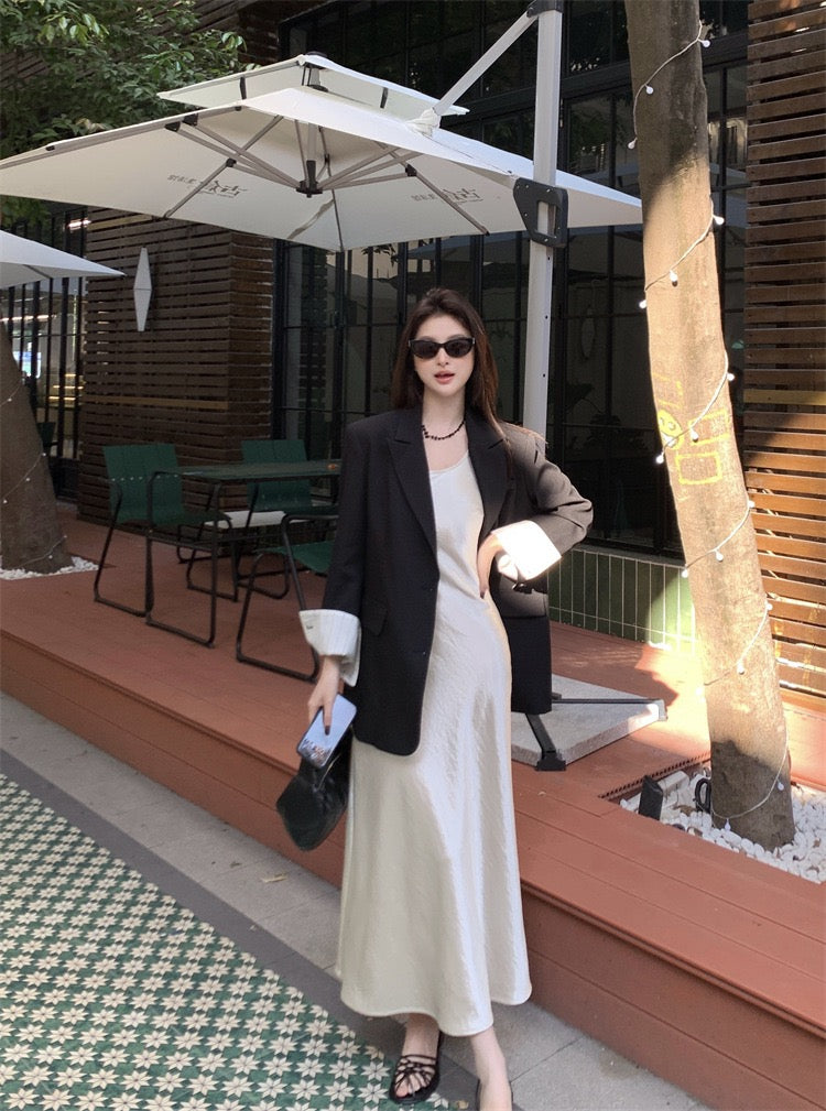Zena Satin Loose Dress