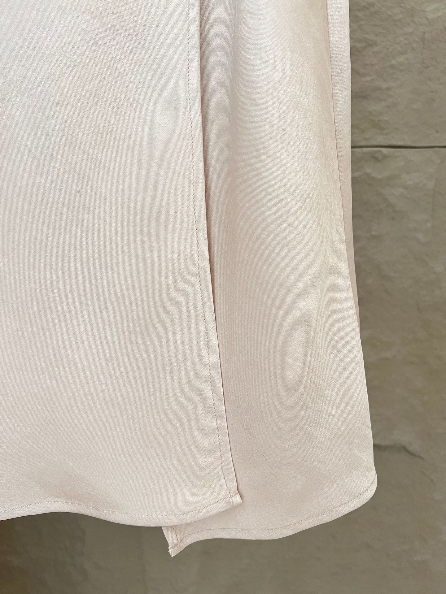 Penelope Satin Dress with Flower Brooch