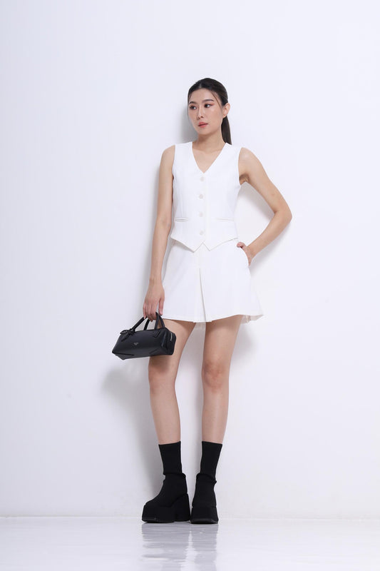 Bianca V-Neck Tailored Vest