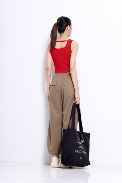 Omo Pleated Cargo Pants