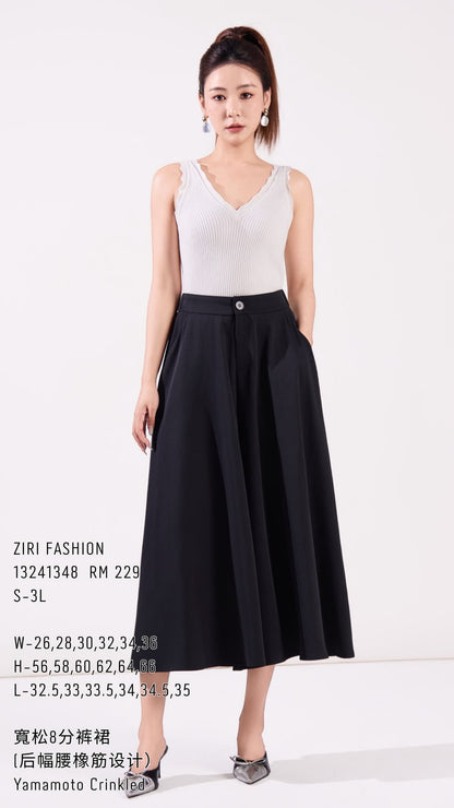 Ziri Yamamoto Crinkled Culottes
