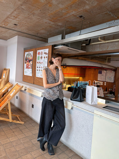 Vin Braided Knit Vest