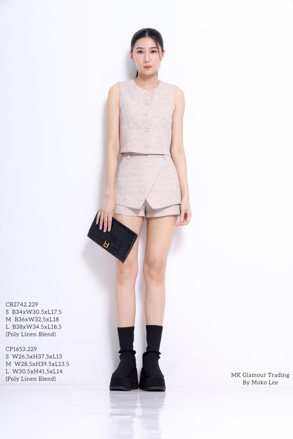 Sienna Overlap Tailored Shorts