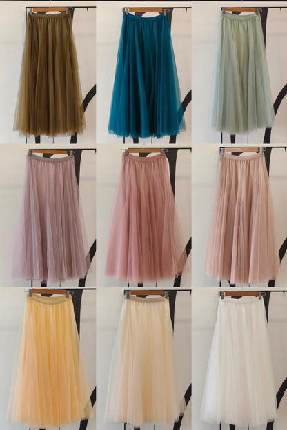 Preorder Amy Flowy Tulle Skirt