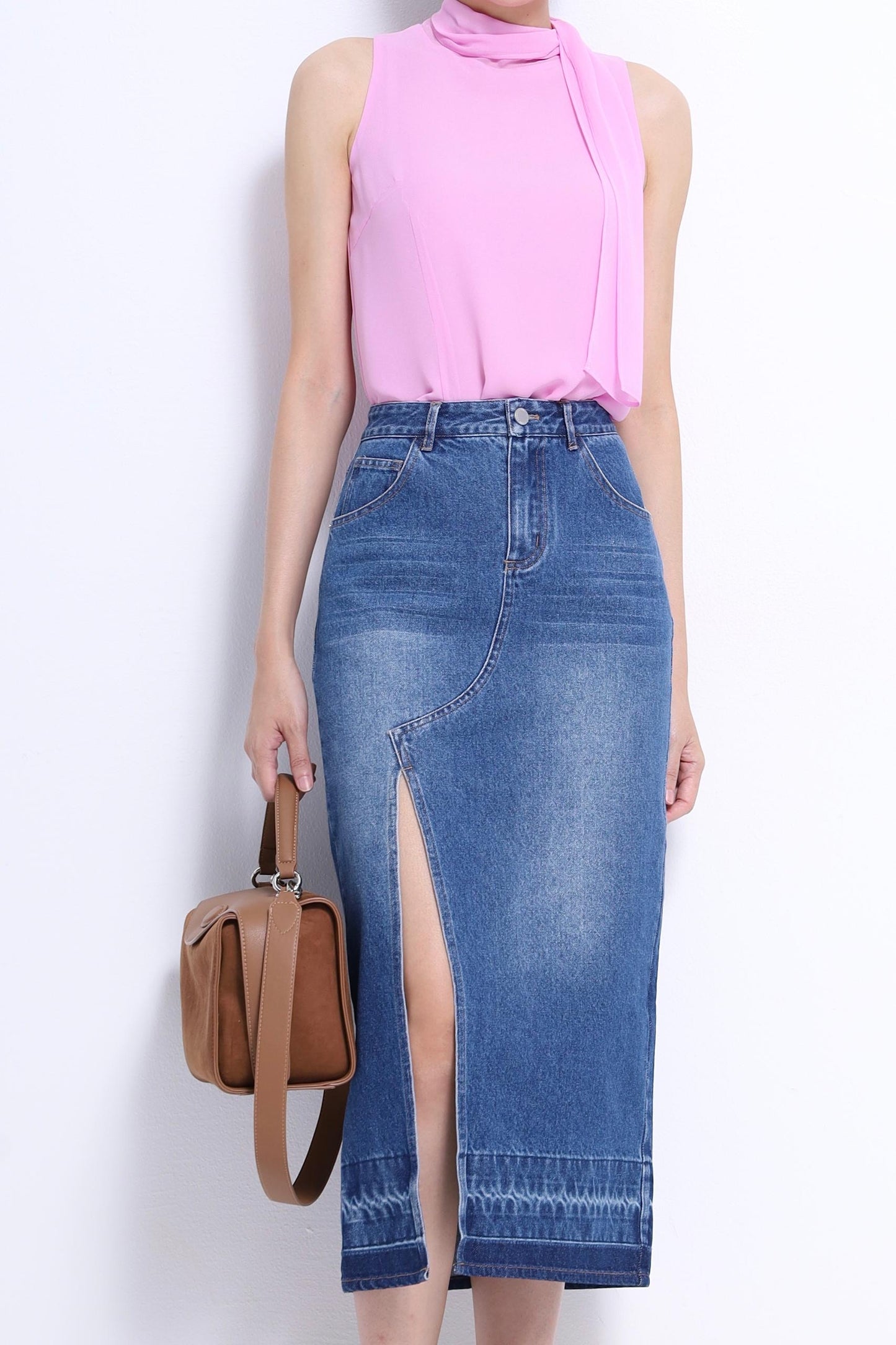 Marie Neck Tie Chiffon Blouse