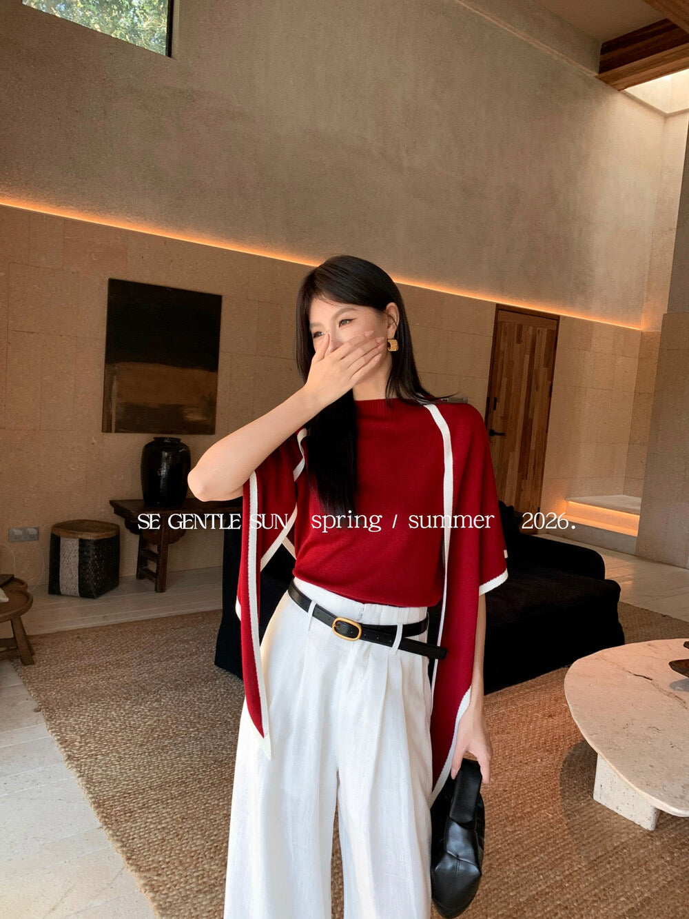 Hana 2-Piece Knit Blouse