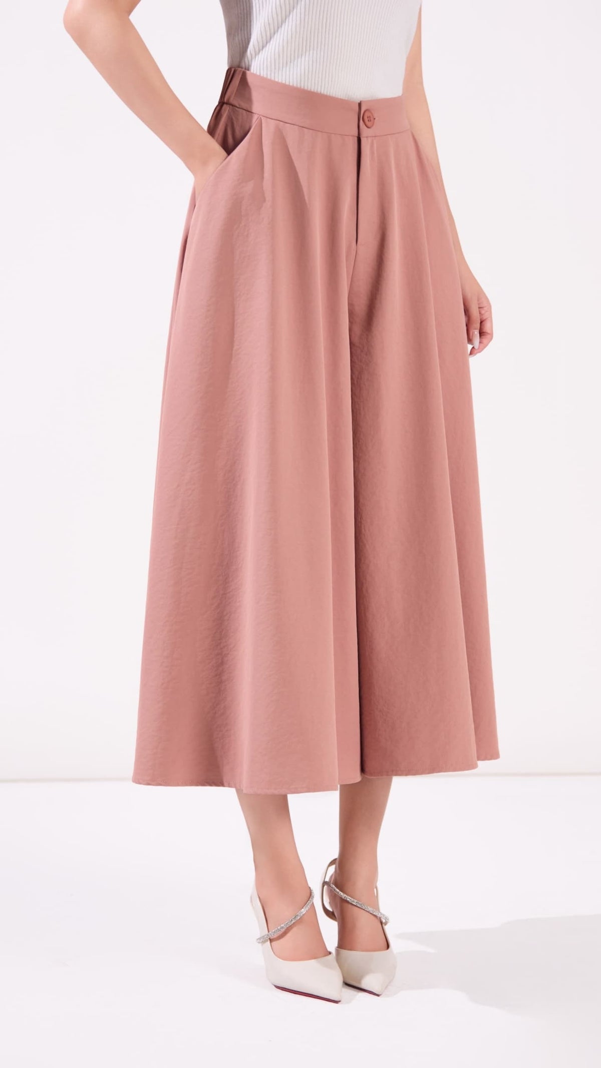 Ziri Yamamoto Crinkled Culottes