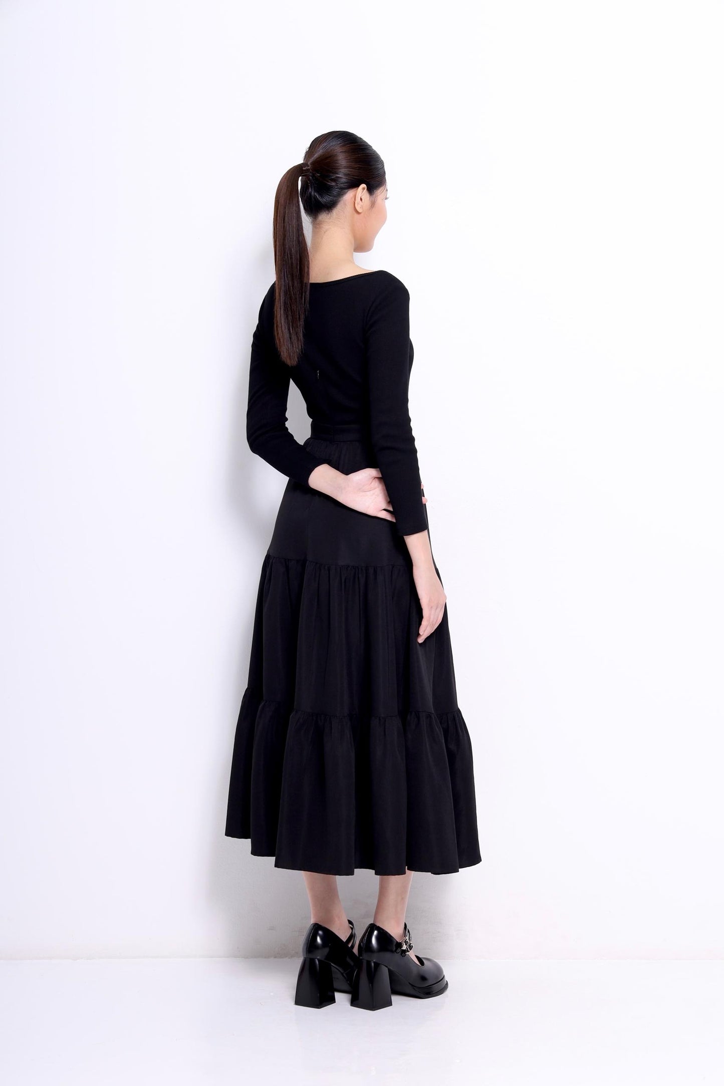 Lia Layered Knitted Dress