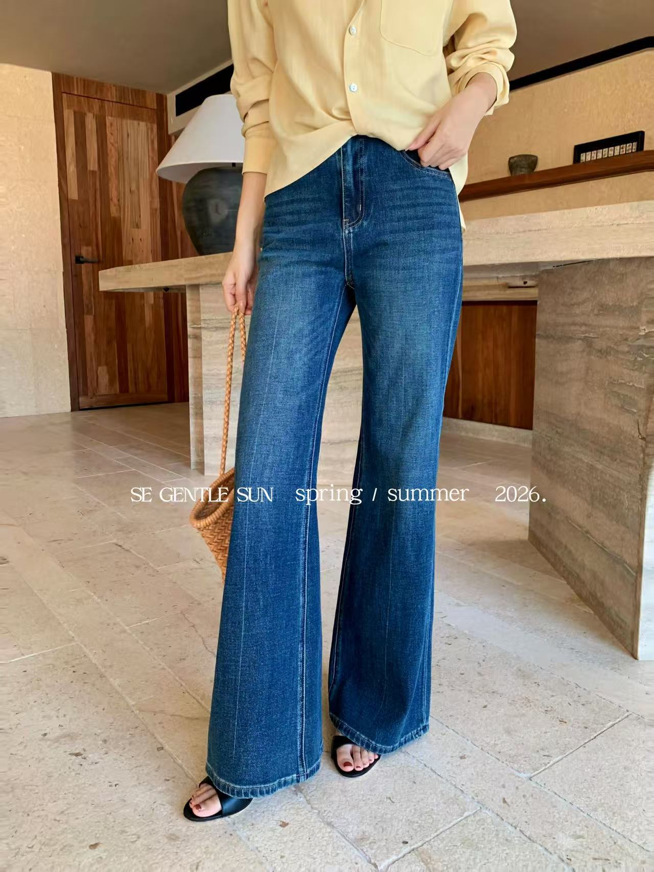 Marie Denim Bell-Bottoms Jeans