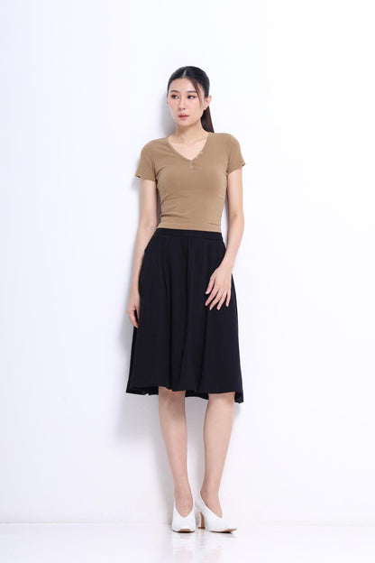 Lindy A-line Midi Skirt