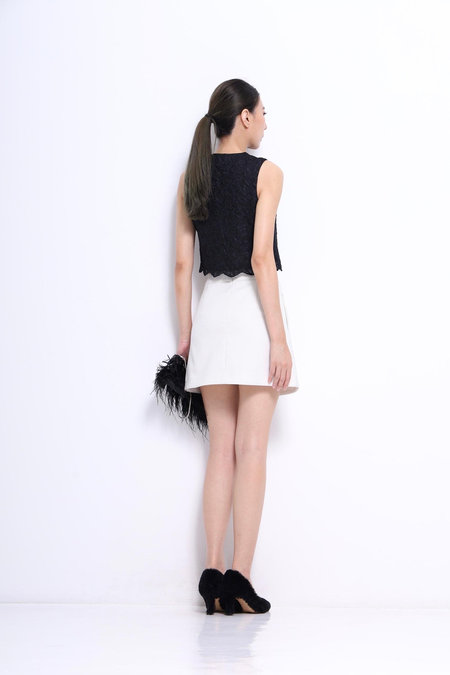 Lily Lace Scallop Top