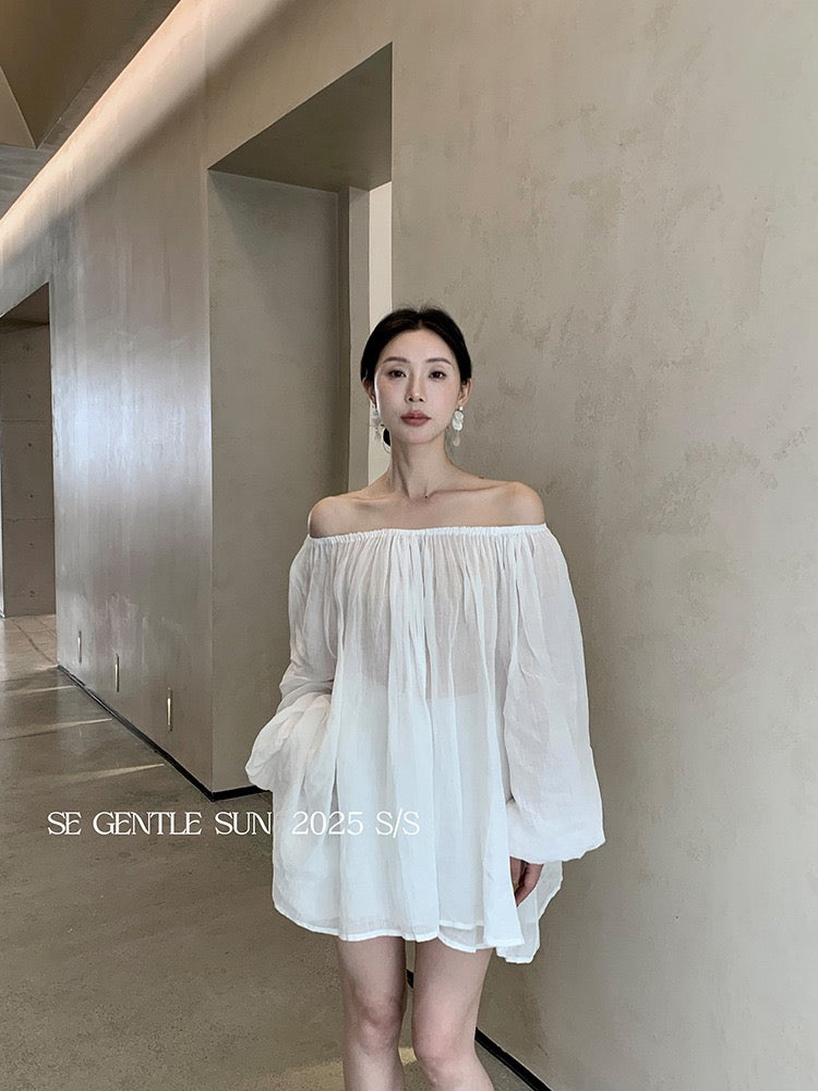 Elle Ramie Off Shoulder Setwear