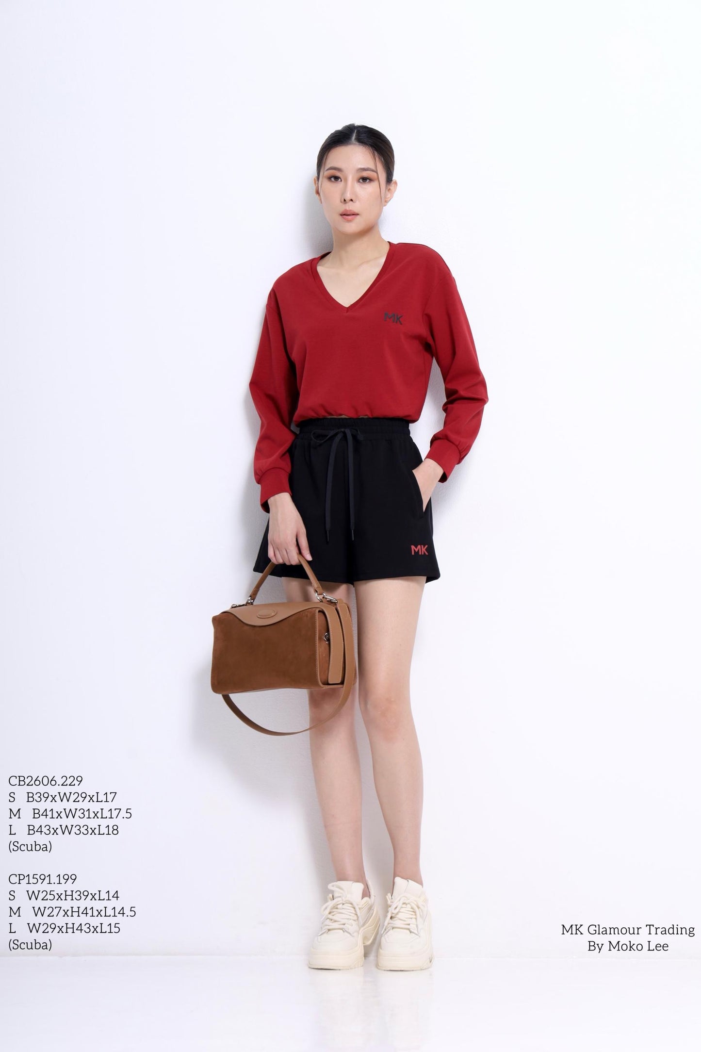 Moko Cropped V-neck Pullover