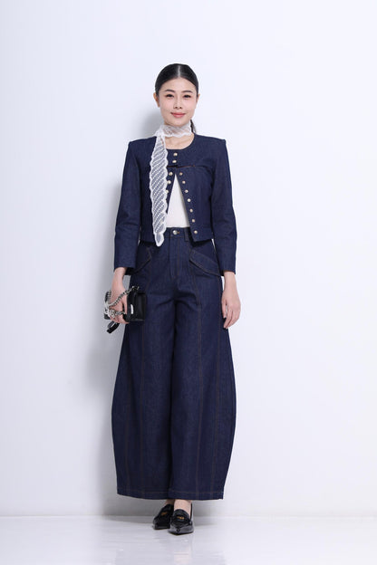 Ginna Cropped Officer Jacket