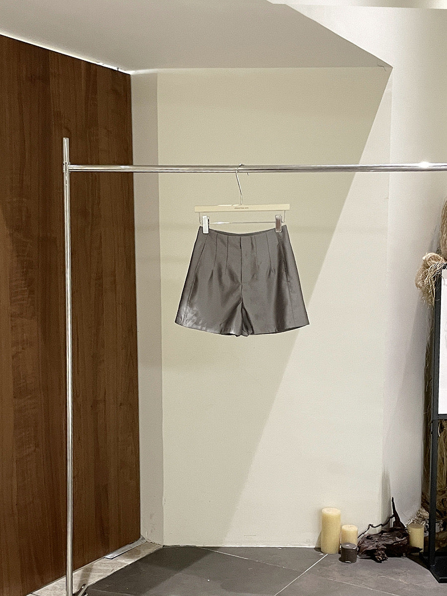 Yuko Satin Tailored Shorts