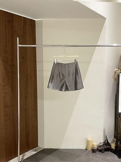 Yuko Satin Tailored Shorts
