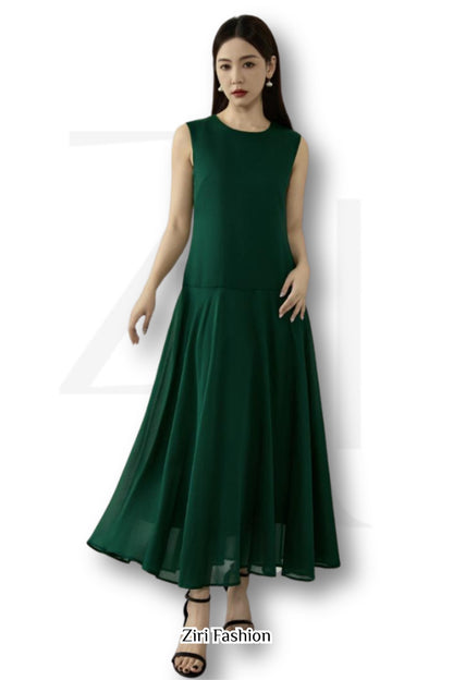 Ziri Tencel Slip-on Dress