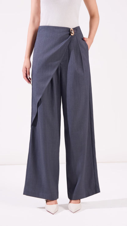 Ziri Overlap Straight Legged Pants