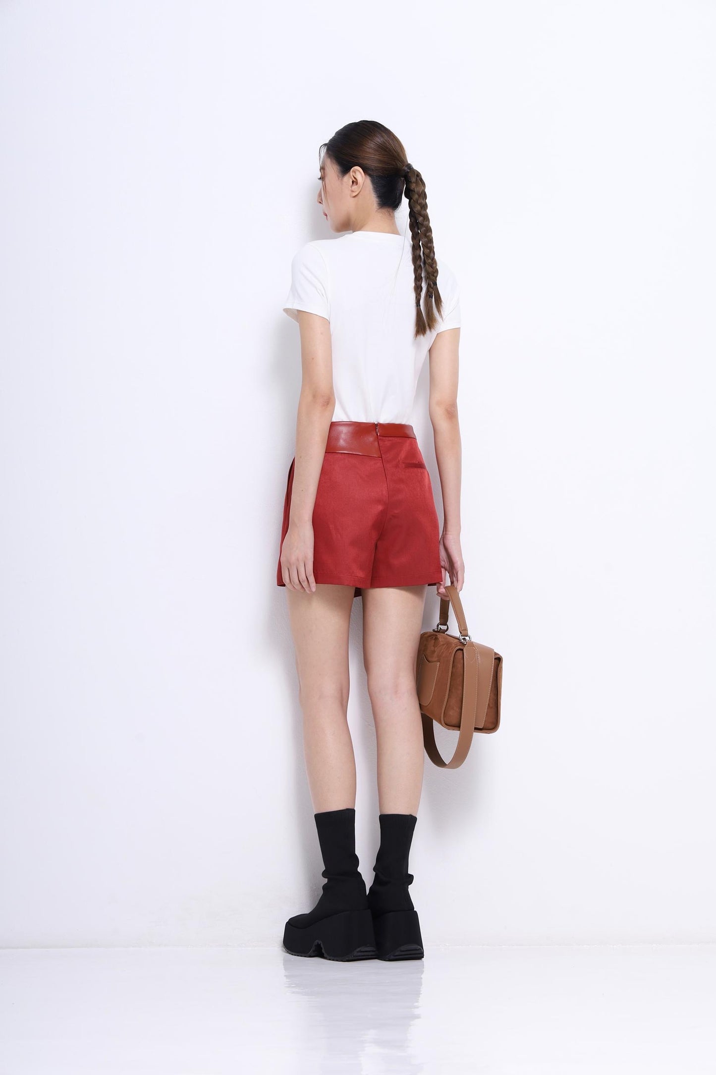 Dachshund Embroidered Fitted Tee