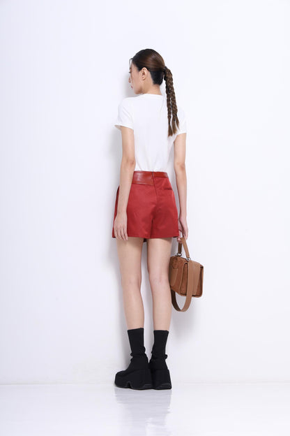 Dachshund Embroidered Fitted Tee
