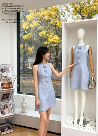 Chérie Rose Midi Dress