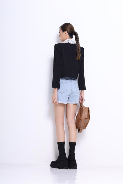 Kate Cropped Lace Jacket