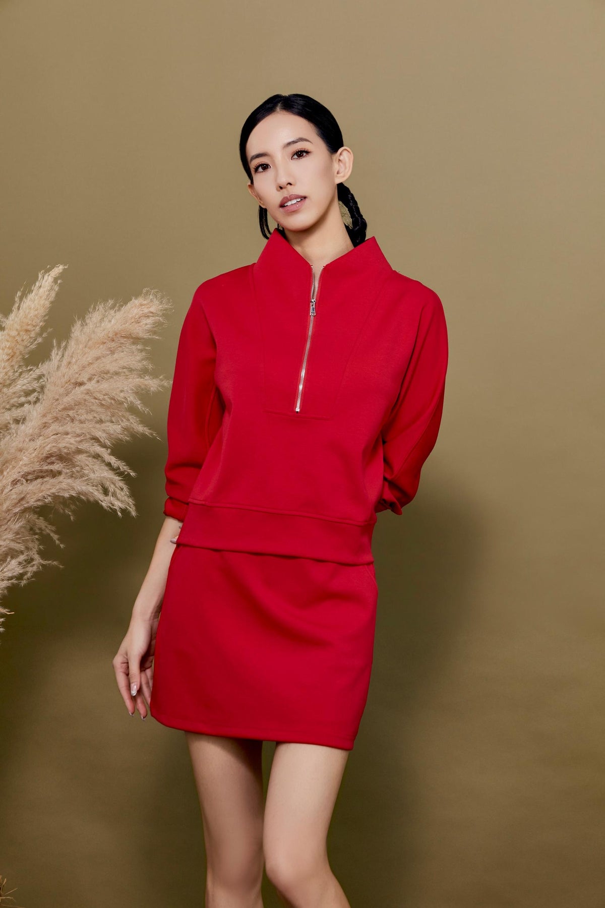 Carly Sporty Scuba Mini Skirt