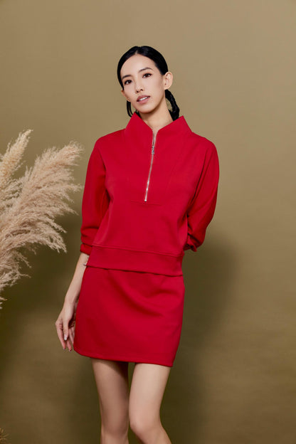 Carly Sporty Scuba Mini Skirt