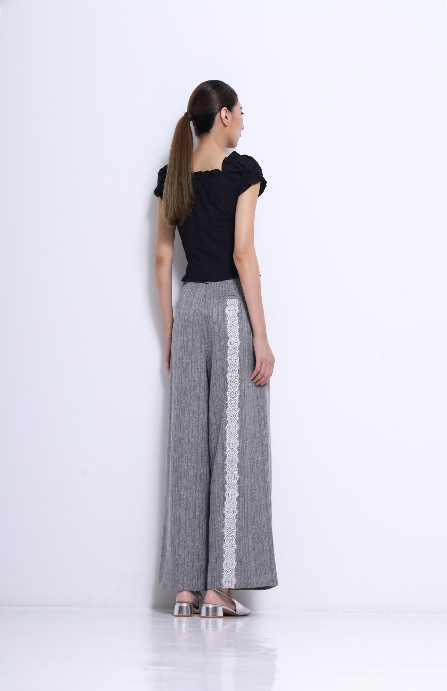 Giselle V-Neck Ruffle Blouse