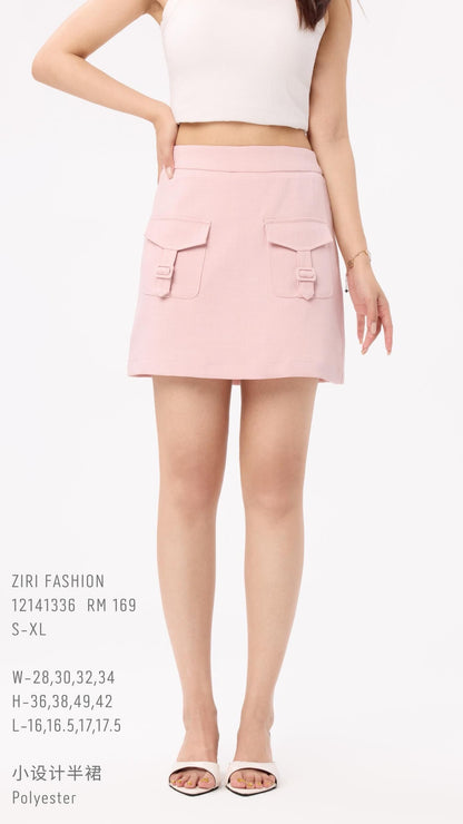 Ziri Duo Pocket Mini Skirt