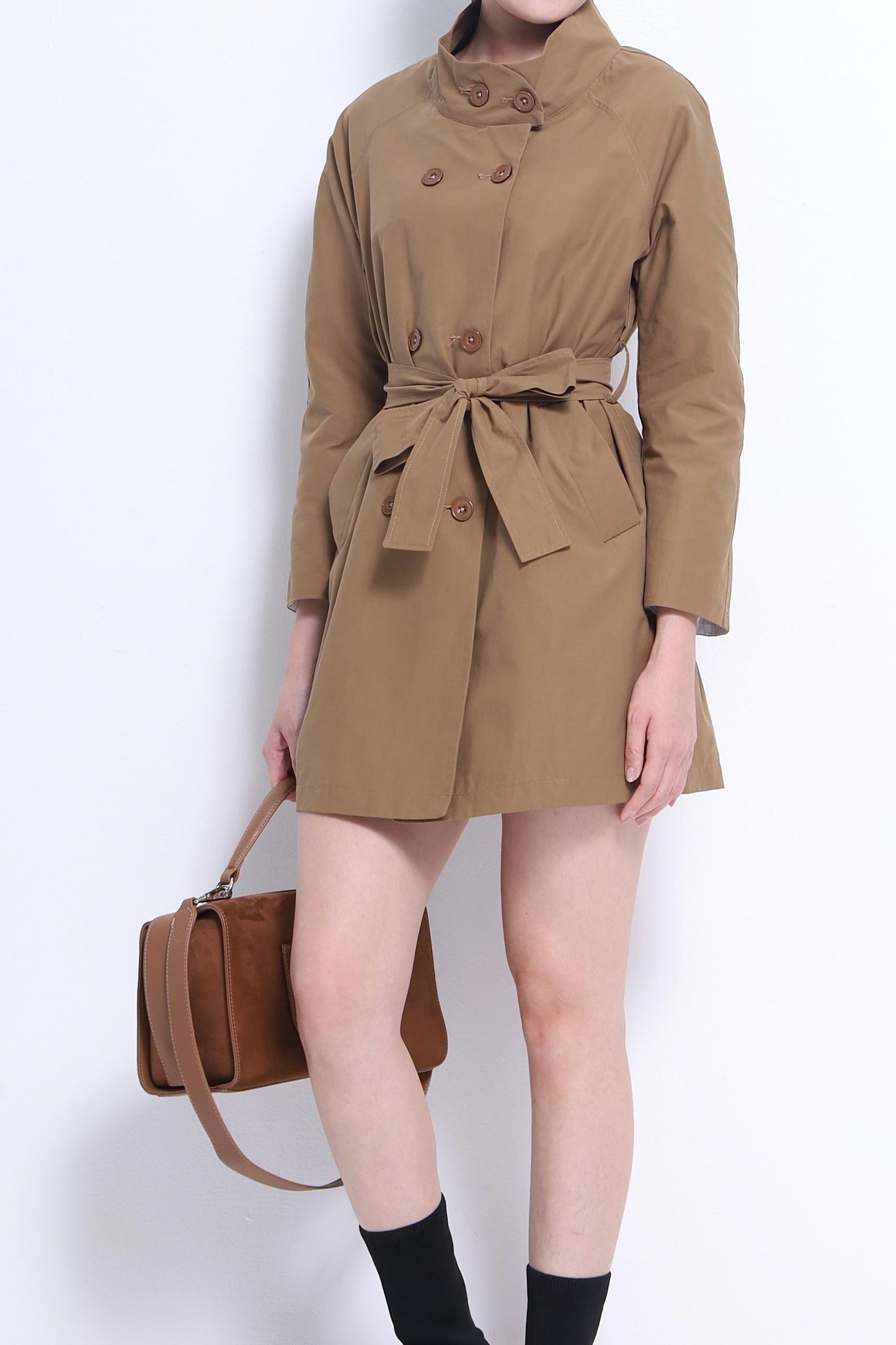Sylvia Mid-Length Trench Jacket