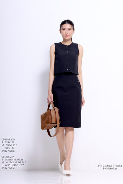 Ivy Cropped Vest Top