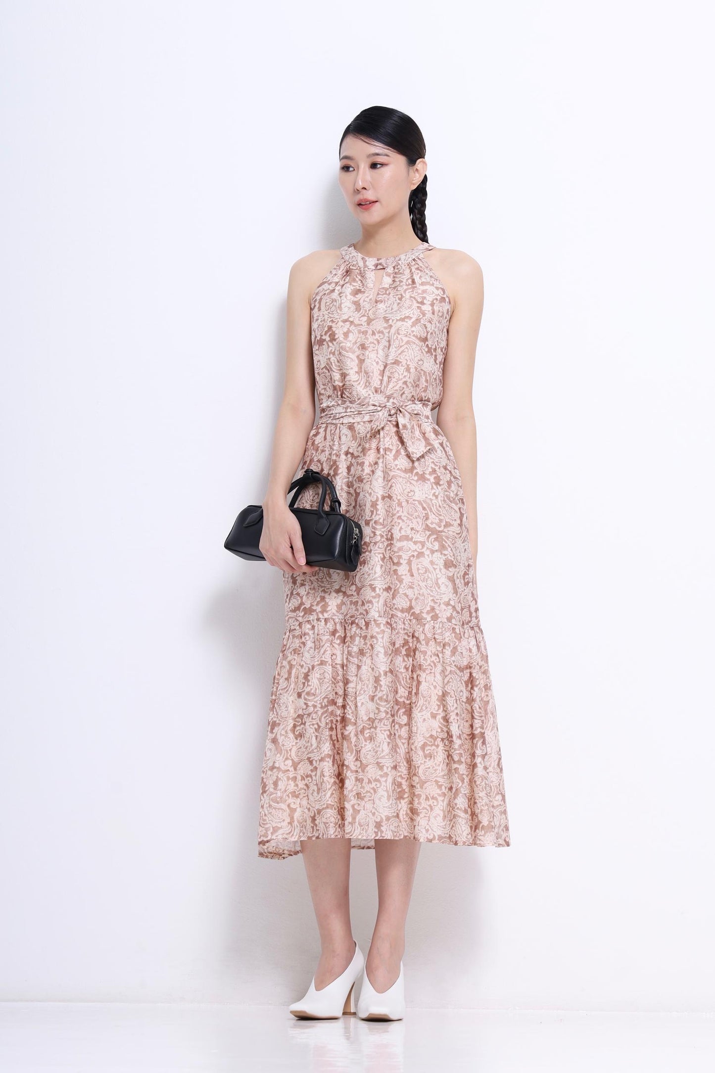 Mona Cut In Printed Dress